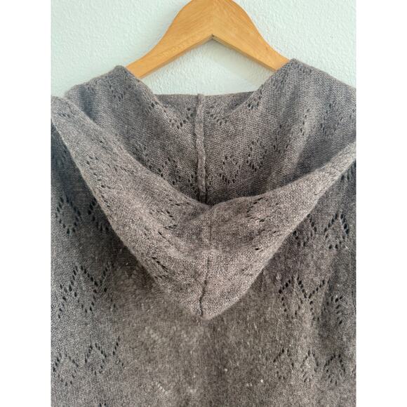 Cynthia Rowley cashmere hooded cardigan - Picture 6 of 6